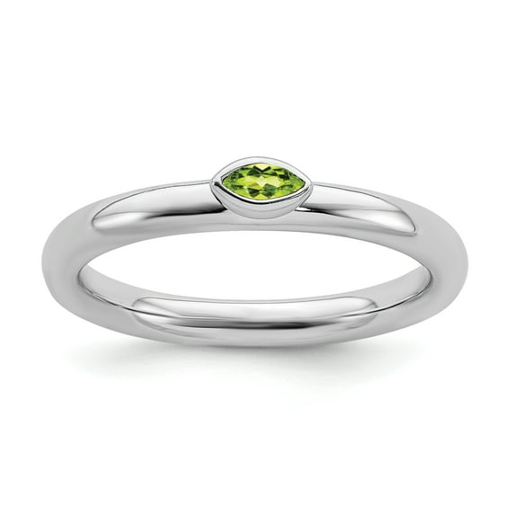 Stackable Expressions Sterling Silver Peridot Ring