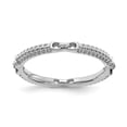 thumbnail image 1 of Stackable Expressions Sterling Silver Rhodium-plated Ring, 1 of 7