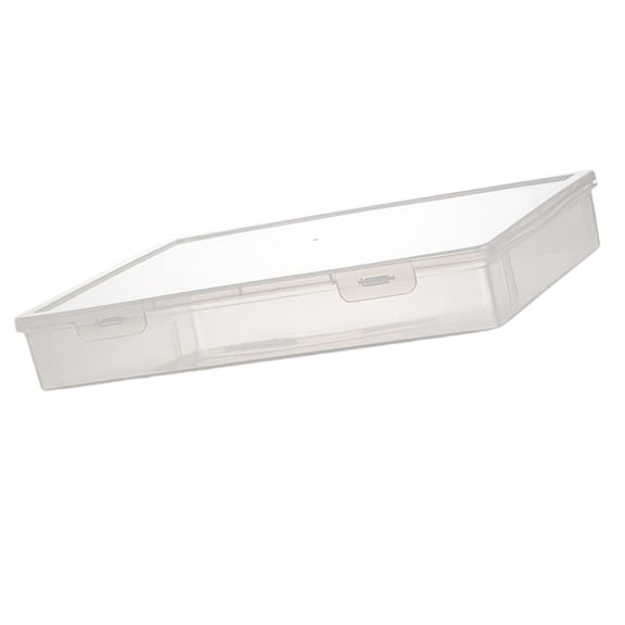 Stackable File Storage Box Water Resistant Clear Document Organiser Storage Case