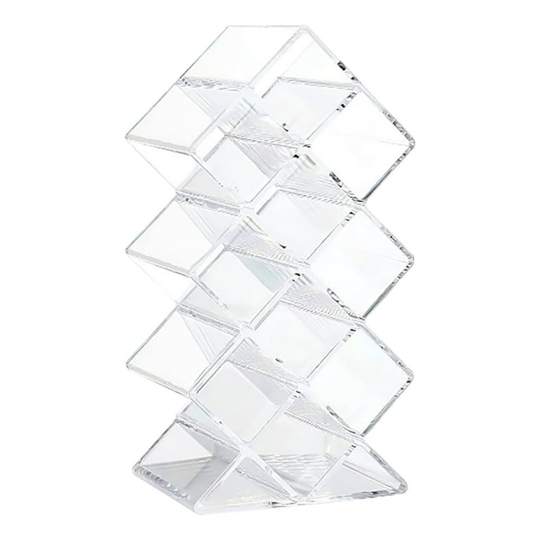  YIEZI Lipstick Holder Organizer 16 Spaces Acrylic Stackable  Fish Shape Lipstick Tower, Lip Gloss Storage Stand, Perfect for Lipgloss  Organizers Makeup Vanity Display, Clear (1 Pack) : Beauty & Personal Care