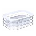 thumbnail image 1 of Stackable Fridge Storage Container - Lunch Meat and Cheese Organizer, Cold Storage Bin with Lid for Ham and Deli Items - A, 1 of 4