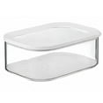 thumbnail image 1 of Stackable Fridge Storage Container - Lunch Meat and Cheese Organizer, Cold Storage Bin with Lid for Ham and Deli Items - B, 1 of 5