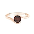 thumbnail image 1 of Stackable Garnet Gemstone 925 Sterling Silver Women Promise Ring Jewelry, 1 of 4