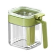 thumbnail image 1 of Stackable Glass Spices Container With Integrated Spoon Holder Leakproof Organizer For Seasonings And Baking Supplies, 1 of 17