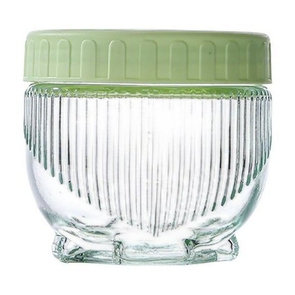 Stackable Glass Storage Jars with Airtight Lids for Kitchen Organization, Pantry & Dry Food Storage – 1 Pack, Leak-Proof, Space-Saving Design, Clear Jar