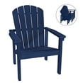 thumbnail image 1 of Cobiod Stackable HDPE Adirondack Chair,All-Weather-Resistant Outdoor Chair for Patio,Navy-blue., 1 of 8