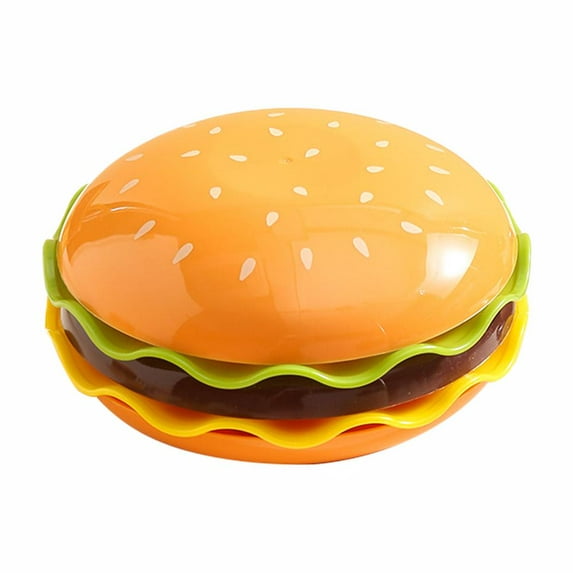 Stackable Hamburger Plate Set Burger 5/7 Layers Mini Dinner Plate-
