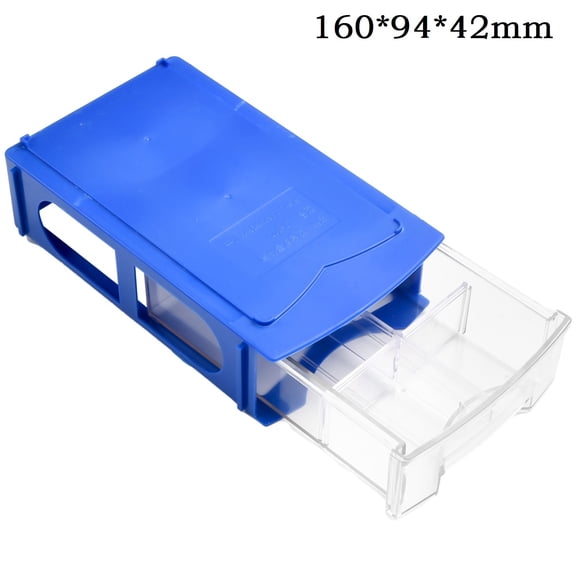 Stackable Hardware Parts Storage Boxes Plastic Component Screws Tool Box Combined Cabinet Drawer Case