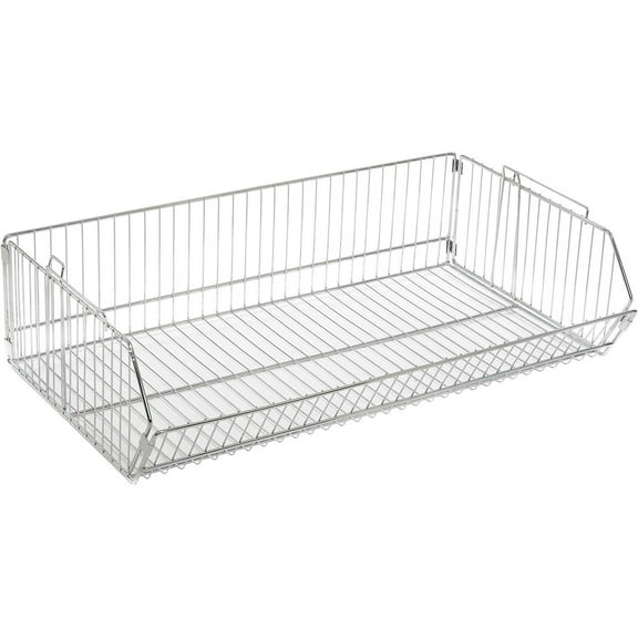 Stackable/Interlocking Wire Storage Bin, 36"W x 20"D x 9"H