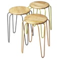 thumbnail image 1 of Stackable Iron Colored Stools, Multi Color, 1 of 1