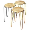 thumbnail image 1 of Stackable Iron Colored Stools, 1 of 3
