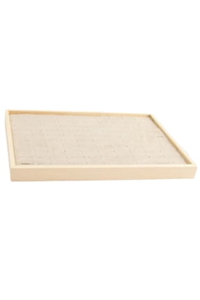 Stackable Jewelry Tray Case Storage Display Showcase Box Container Oragnizer Inserts Wood for Necklace Bracelet Ear Pendants Tray