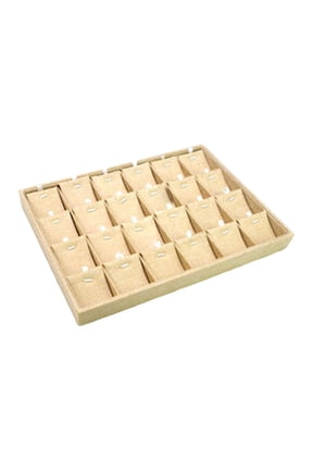 Stackable Jewelry Trays Dresser for Drawers Show Show Case Gift Storage Case 24 Pendant Plates