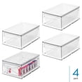 thumbnail image 1 of iDesign Stackable Kitchen Storage Drawer - Set of 4 - Clear, 1 of 6
