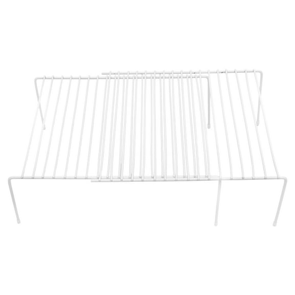 BESTYASH Retractable White Iron Multi-Function Cabinet Organizer for Kitchen Storage and Space Saving