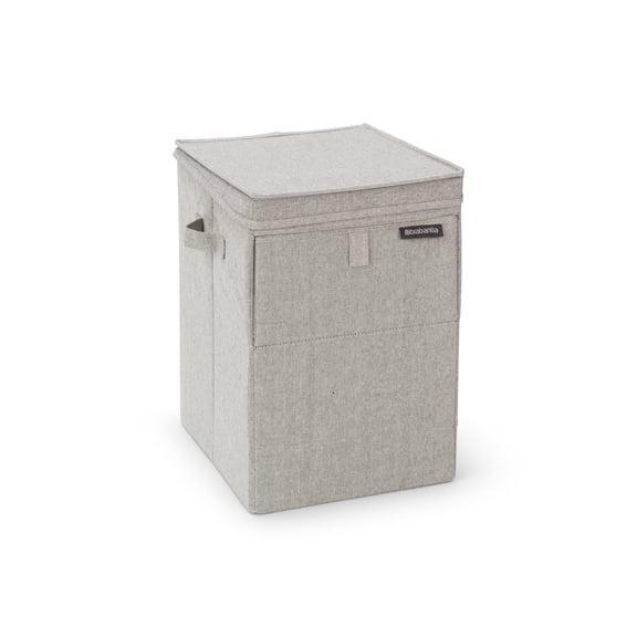 Brabantia Stackable Laundry Hamper, 9.2 Gallon (35 Liter) Gray