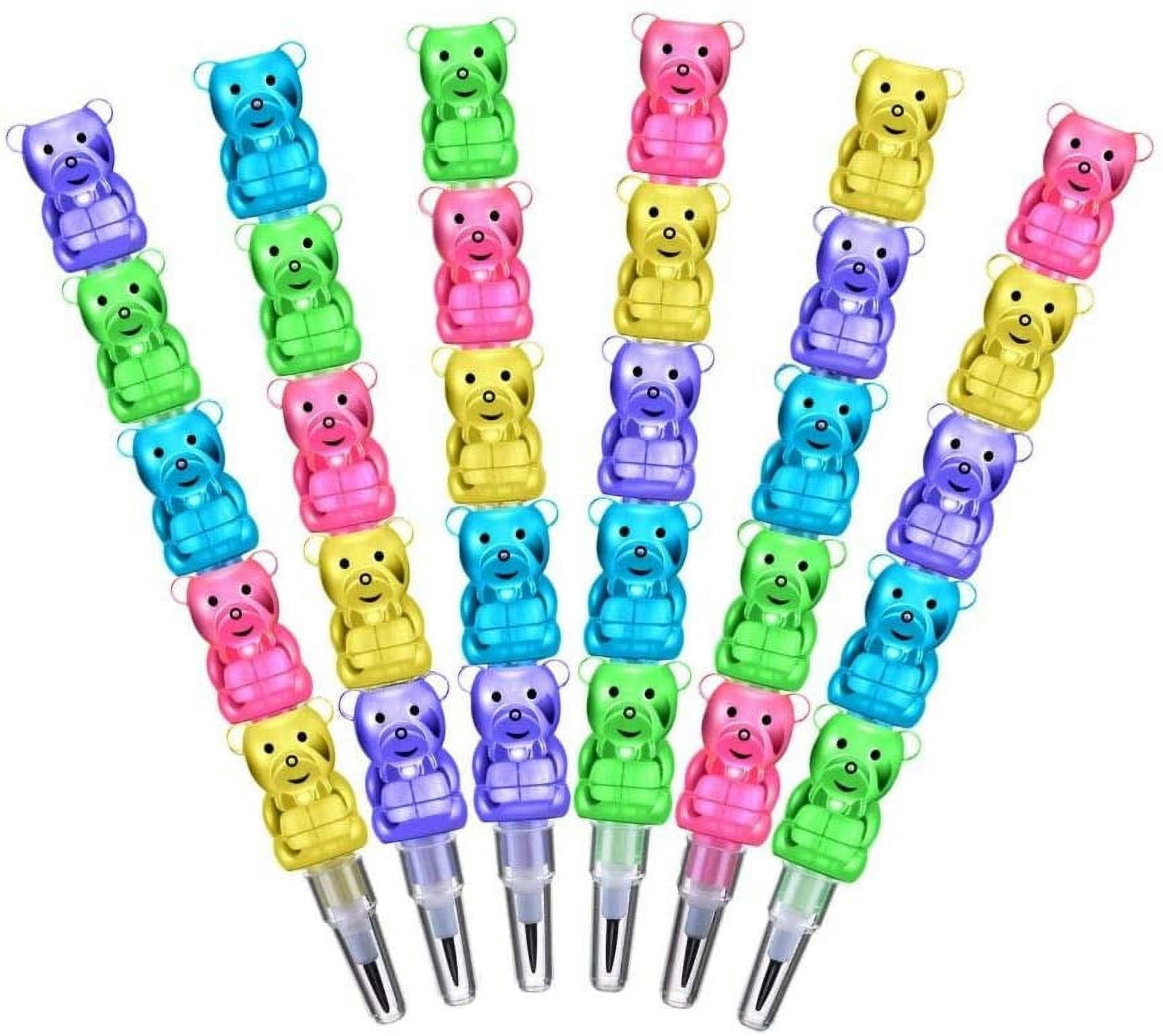 ibasenice 10pcs Cartoon Bear Pencil Stackable Colored Pencils  Plastic Pencils Bear Pencils Bulk Pencils for School Pencils Party Favors  for Kids Them Pencils Lead Handwriting Supplies Office : Toys & Games