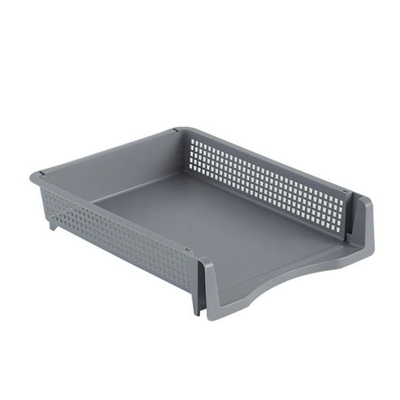 Stackable Letter Tray Space Saving Document Tray Basics Rectangular Organizers