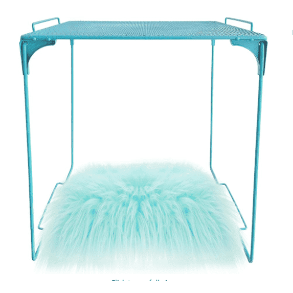 Stackable Locker Shelf, Blue
