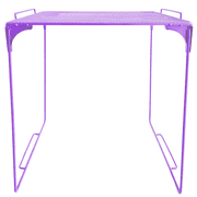 Locker Organizer Shelf, Mesh Locker Shelf for Locker Decor, Stackable,Extra Tall, Fits Standard Size School Lockers, Purple