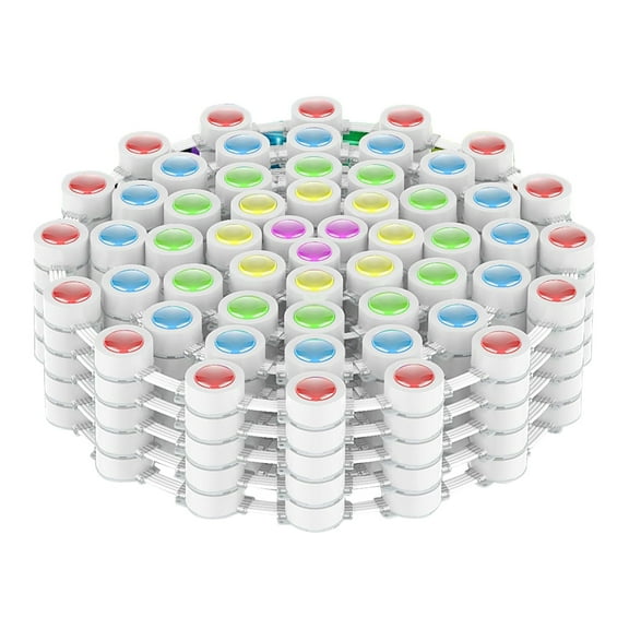 Stackable Marker Organizer with Multiple Compartments for Art Supplies and Office Desk Storage Solution for Markers Pens and Stationery Items