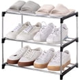 Stackable Mini Shoe Rack, Hallway, Corridor, and Closet Space-Saving ...