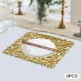 thumbnail image 1 of Stackable Mirror Chargers Set, Anti-Heat Dinner Plates, Easy-Clean Acrylic Decor for Holiday Parties, 1 of 16