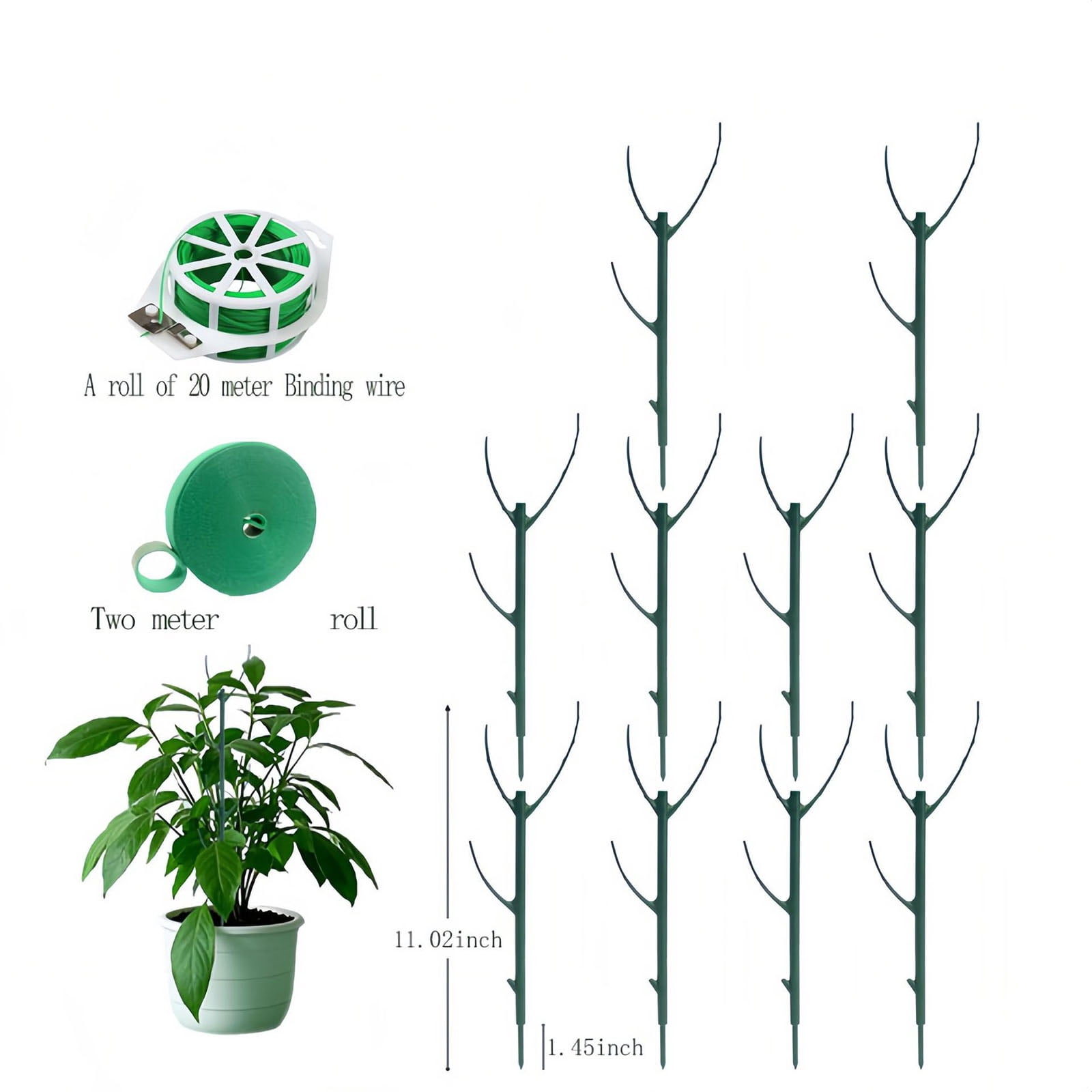 Stackable Monstera Plant Support, 2025 New Plant Stakes for Indoor and ...