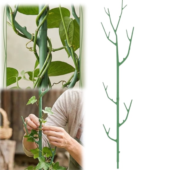 Stackable Monstera Plant Support ,Climbing Plant Support Structures,Plant Stakes for Indoor and Outdoor Plants Use,Plant Holder Stick Moss Pole for Support Tall Potted Plants,Green,1PCS,28.3in