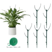 Stackable Monstera Plant Support Stakes, For Support Stakes For Indoor Outdoor Climbing Plants Ideal, Growth Vine Training Stem Stabilization And Supporting Growth 5PCS+1Velcro