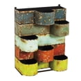 thumbnail image 1 of Cape Craftsmen Multi-Colored Stackable Metal Wall Planters, 1 of 3