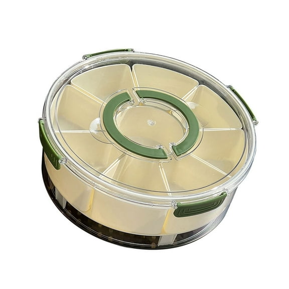 Stackable Multi-Compartment Cooler Box with Ice Retention Layer for Hiking, Travel Snacks, Camping Essentials