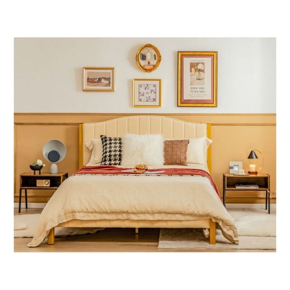 Stackable Nightstands Set of 2, Bedside End Tables with Open Storage, Living Room Small Side Tables, Vintage Industrial Style Coffee Table