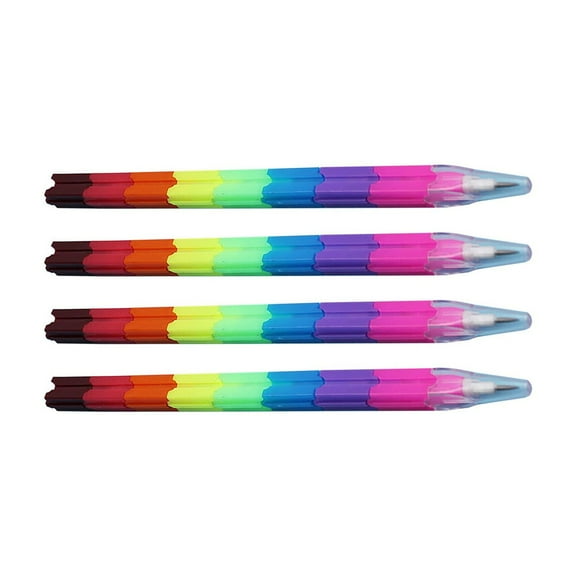 Stackable Non-Sharpening Writing Pencils – Multicolor Connectable Design for Creative Play, Learning & Party Favors – Ages 3+