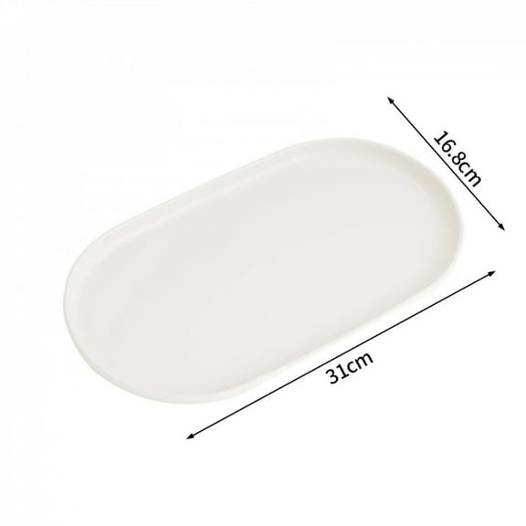 Stackable Oval Tray Nordic Style Storage Trays Dim Sum Fruit Dessert Tray Jewelry Storage Tableware Plate Kitchen Accessories