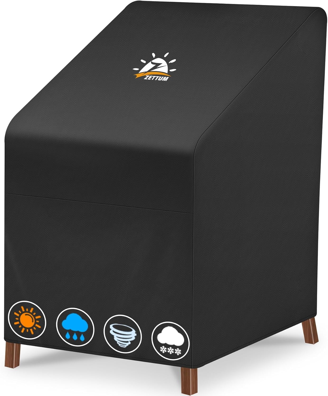 Stackable Patio Chair Cover 600D Outdoor Chair Cover Waterproof