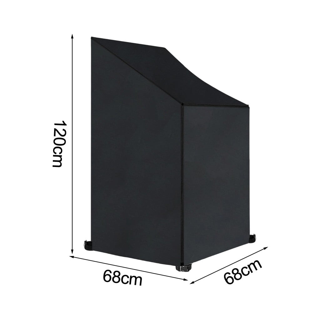 Stackable Patio Chair Covers 210D Waterproof Outdoor Garden Furniture Cover Uv Resistant Garden Deep Seat Lounge Chair Cover