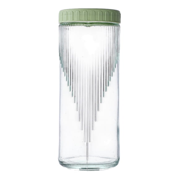 Stackable Paw Glass Jars Wetproof Sealed Glass Storage Jar Kitchen Snacks Dried Fruit Food Storage Jar Transparent Portioning with Lid Storage Jar(Large)
