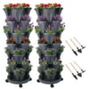 Size: 2 Sets, Shape: 7-Tier, and Actual Color: Dark Gray