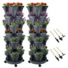 Size: 2 Sets, Shape: 7-Tier, and Actual Color: Dark Gray