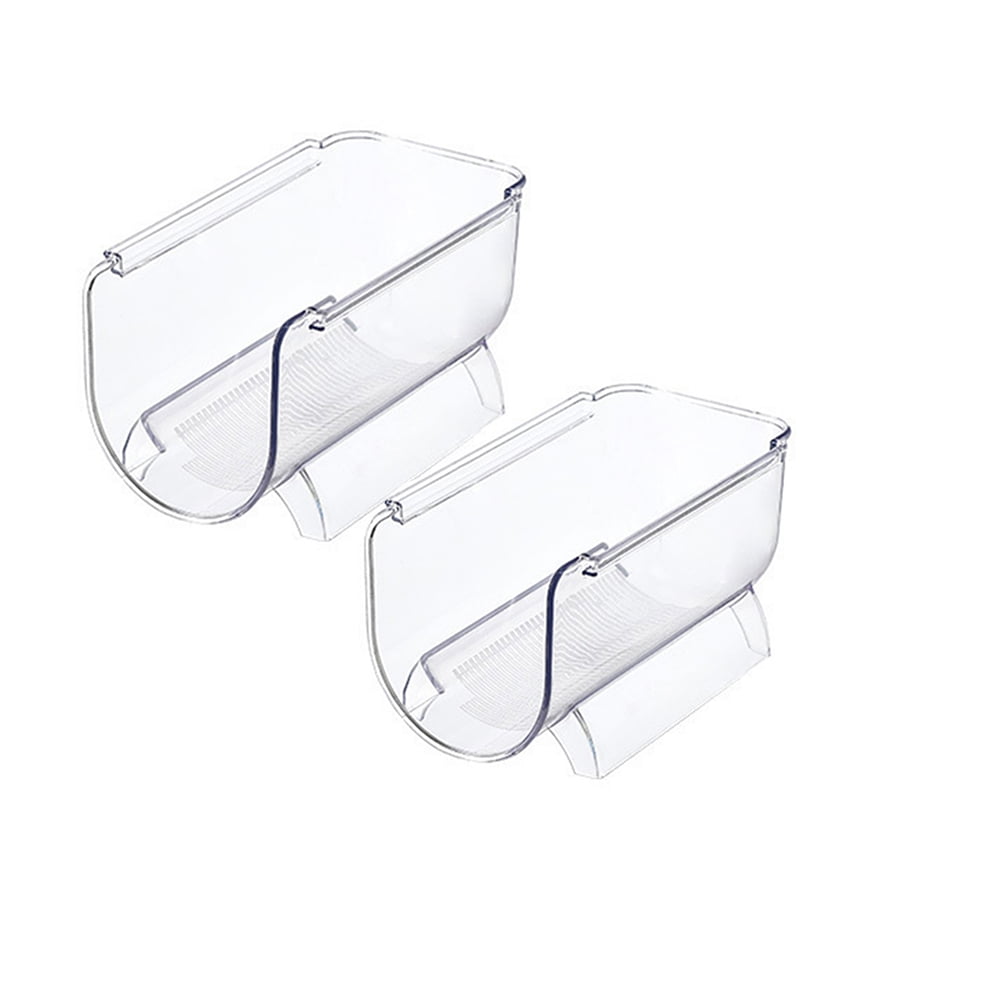 Stackable Plastic 1 Bottle Refrigerator Wine Rack Kitchen Storage