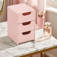 thumbnail image 1 of Stackable Plastic Drawer Organizer with Sliding Drawers for Kitchen, Bathroom, Bedroom, Office Storage, 1 of 6