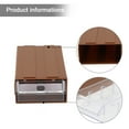 thumbnail image 1 of Stackable Plastic Hardware Parts Storage Boxes Component Screws Tool Box Brown, 1 of 8