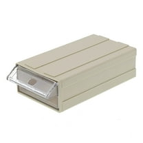 Stackable Plastic Hardware Parts Storage Boxes Component Screws Tool Box Grey