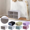 thumbnail image 1 of Stackable Plastic Storage Drawer Organizer with Transparent Front Panel and Heart Handle for Home Office Use, 1 of 3