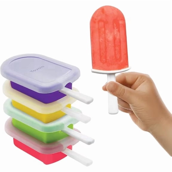 Stackable Popsicle Molds - BPA-Free, Easy Release, Reusable Dessert Making Tools for Healthy Snacks