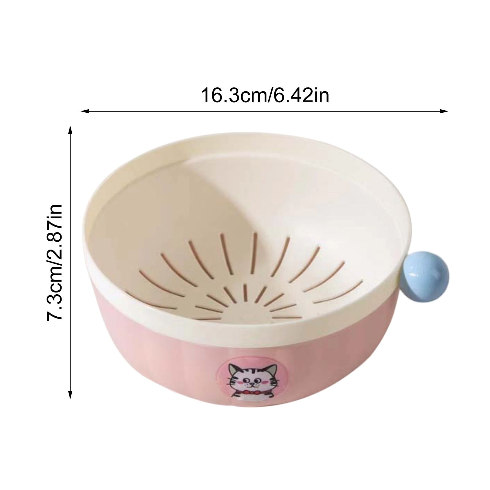 Stackable Produce Colander Dual-Layer Vegetable Basket Drain & Store ...