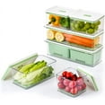 Stackable Produce Saver, Organizer Bins/Storage Containers with
