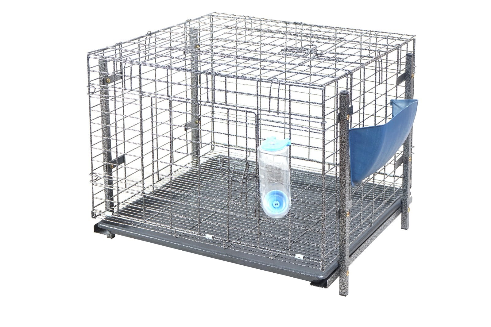 Stackable Rabbit Breeding Cage with Feeder and Water Bottle Easy-Clean ...