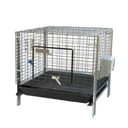 Stackable Rabbit Cage with Feeder Water Bottle Guinea Pig Ferret Bunny Cage